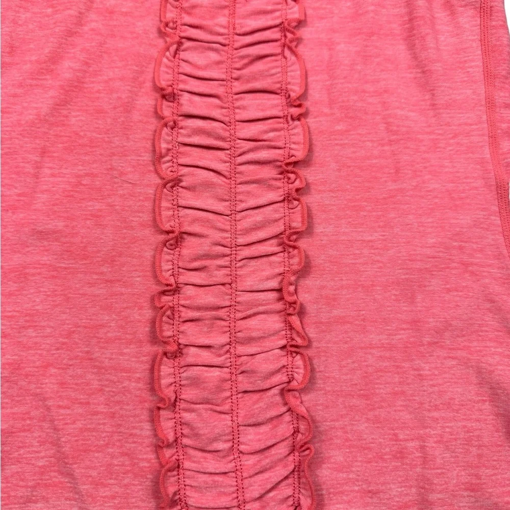 LULULEMON: Run Free Ruffle Back Tank in Watermelon Color -Size 6